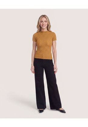 Jean Wide Leg Negro Para Mujer  Para Mujer Negro Ostu