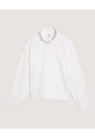 Buzo Cuello Alto  Para Mujer Blanco Ostu Ostu