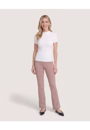 Camiseta Con Textura  Para Mujer Crema Ostu