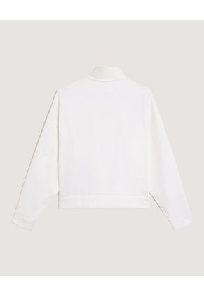 Buzo Cuello Alto  Para Mujer Blanco Ostu