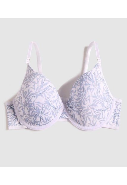 Brasier Para Mujer Media Copa Color Blanco Marca Ostu #40830026