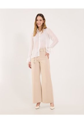Pantalón Para Mujer Moda Color Piel Marca Ostu #40070845