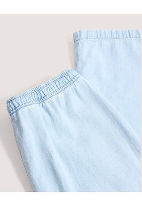 Jean Wide Leg Pretina Resortada Para Niña  Infantil Niña Azul Ostu