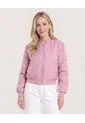 Chaqueta Bomber Para Mujer  Para Mujer Rosa Ostu de Ostu