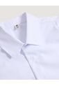 Camisa Manga Corta  Infantil Niño Blanco Ostu de Ostu