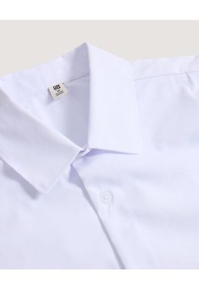 Camisa Manga Corta  Infantil Niño Blanco Ostu