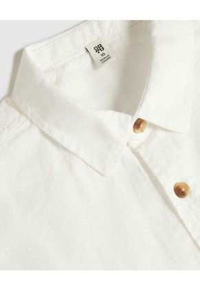 Camisa Para Niño Manga Larga Color Crudo Marca Ostu #80010048