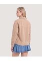 Chaqueta Sobrecamisa Pana  Para Mujer Camel Ostu de Ostu