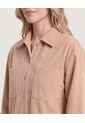 Chaqueta Sobrecamisa Pana  Para Mujer Camel Ostu de Ostu