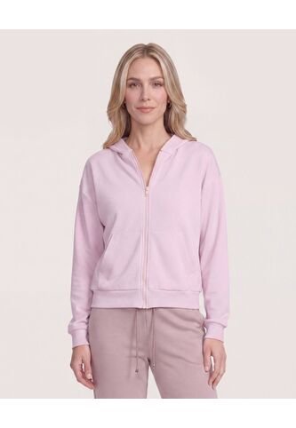 Hoodie Unicolor  Para Mujer Lila Ostu Ostu