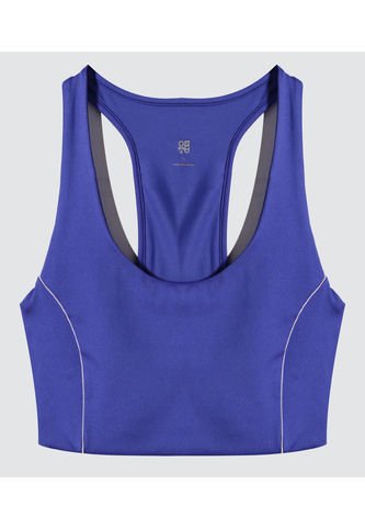 Top Para Mujer Top Color Azul  Marca Ostu #40220362 Ostu