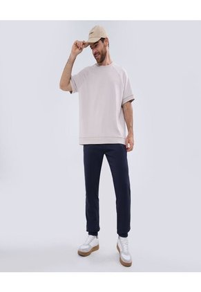 Pantalon Para Hombre Jogger Color Azul  Marca Ostu #60070387