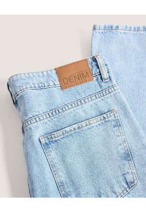 Jean Straight Claro  Para Hombre Azul Ostu