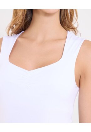 Body  Para Mujer Manga Sisa Color Blanco Marca Ostu #40200192