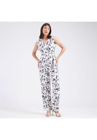 Enterizo Para Mujer Manga Sisa Color Crema Marca Ostu #40320070 Ostu