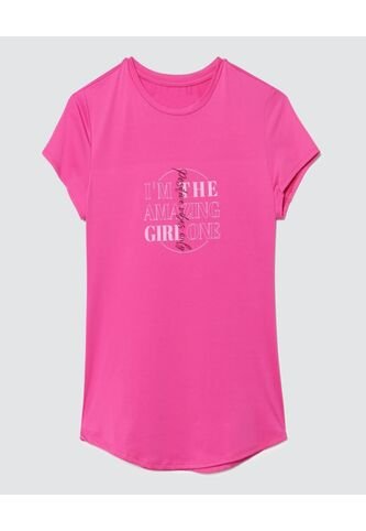 Camiseta Para Mujer Manga Corta Color Rosado  Marca Ostu #40091753 Ostu