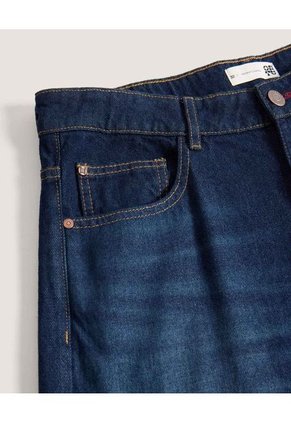 Jean Straight Oscuro  Para Hombre Azul Ostu