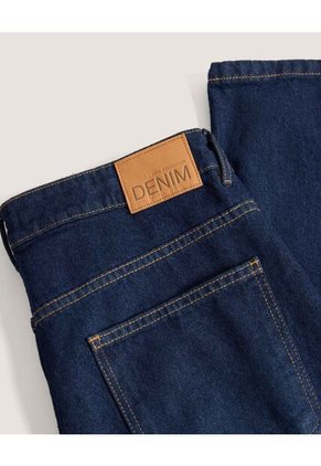 Jean Straight Oscuro  Para Hombre Azul Ostu