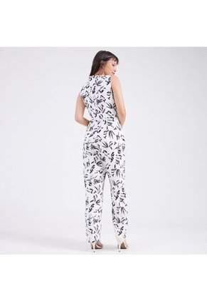 Enterizo Para Mujer Manga Sisa Color Crema Marca Ostu #40320070