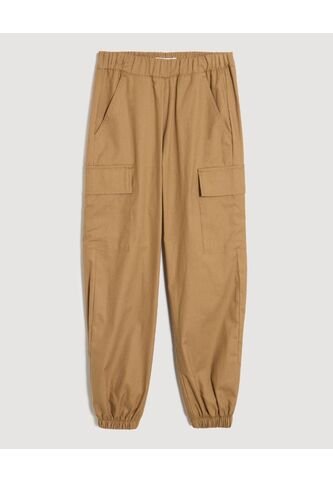 Pantalón Jogger Cargo Para Niña  Infantil Niña Café Ostu Ostu