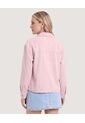 Chaqueta Sobrecamisa Pana  Para Mujer Rosa Ostu de Ostu