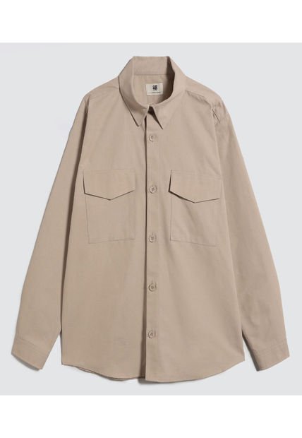 Chaqueta Para Hombre  Color Beige Marca Ostu #60080151