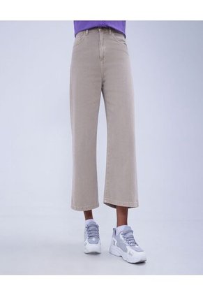 Jean Para Mujer Culotte Color Arena Marca Ostu #40160464