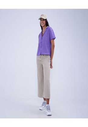 Jean Para Mujer Culotte Color Arena Marca Ostu #40160464