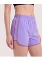 Short Con Contrastes  Para Mujer Lila Ostu de Ostu