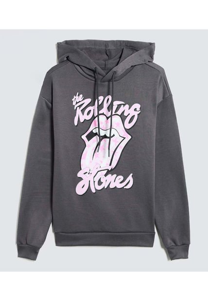 Buzo Para Mujer Hoodie Color Gris Claro Marca Ostu #40060429