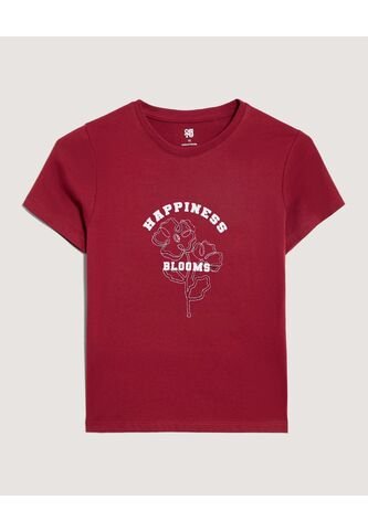 Camiseta Screen Cuello Redondo Para Niño  Infantil Niña Vino Ostu Ostu