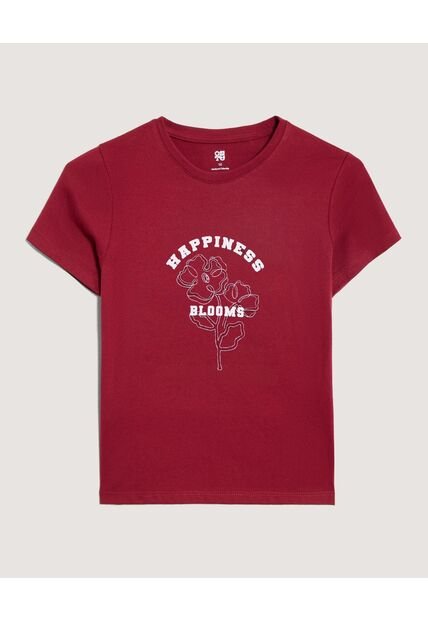 Camiseta Screen Cuello Redondo Para Niño  Infantil Niña Vino Ostu