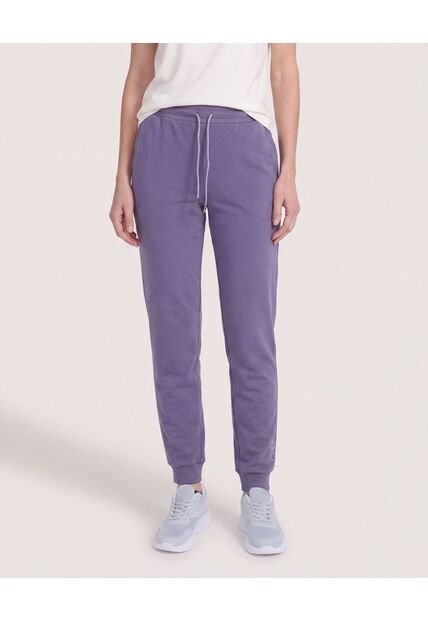 Jogger Unicolor  Para Mujer Morado Ostu