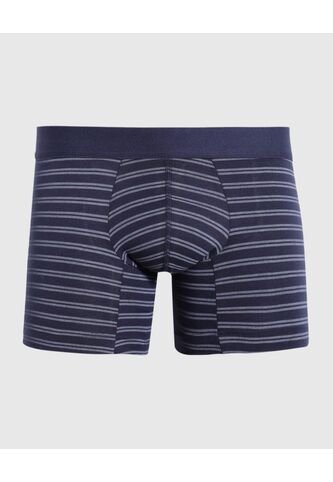 Boxer Para Hombre Filete Corto Algodón Color Azul Marca Ostu #60000501 Ostu
