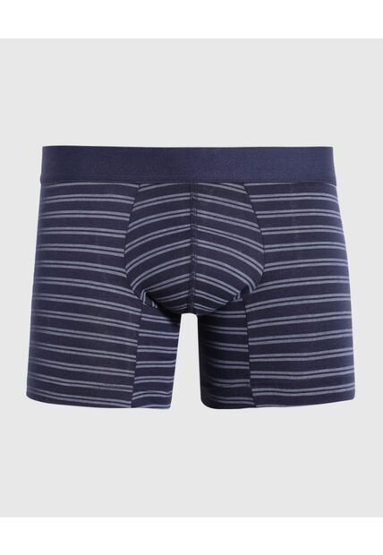 Boxer Para Hombre Filete Corto Algodón Color Azul Marca Ostu #60000501