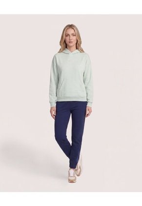 Hoodie Merei  Para Mujer Verde Ostu