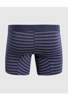 Boxer Para Hombre Filete Corto Algodón Color Azul Marca Ostu #60000501