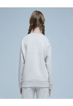 Buzo Para Niña Cuello Redondo Color Beige Marca Ostu #90060108