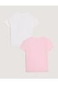 Camiseta Pack X2 Para Niña  Infantil Niña Negro Ostu de Ostu