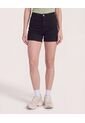 Short Mom Tiro Alto  Para Mujer Negro Ostu de Ostu
