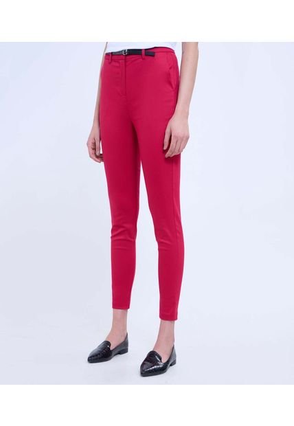 Pantalón Para Mujer Chino Color Rojo Marca Ostu #40070679