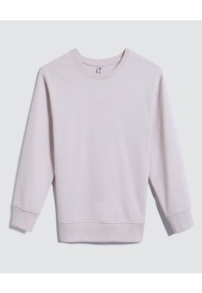 Buzo Para Niña Cuello Redondo Color Beige Marca Ostu #90060108