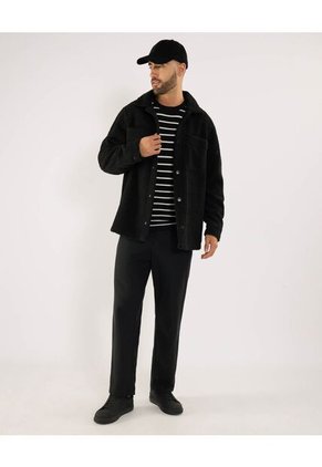 Camiseta Para Hombre Manga Corta Cuello Redondo Color Negro Marca Ostu #60091594