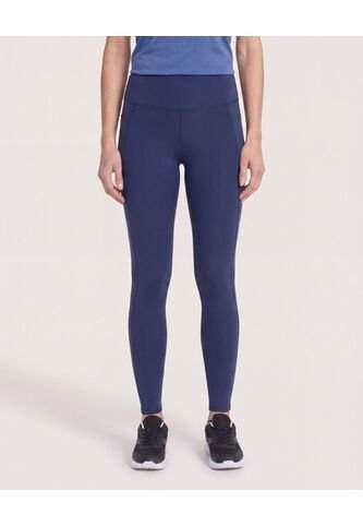 Leggins Deportivo Con Bolsillos  Para Mujer Azul Ostu Ostu