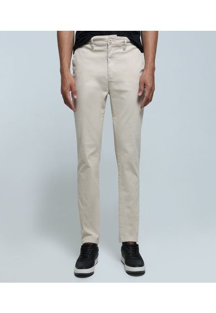 Pantalón Para Hombre Chino Color Beige Marca Ostu #60070299