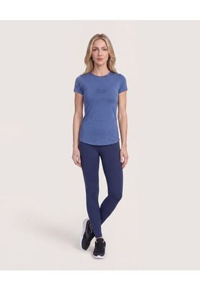 Leggins Deportivo Con Bolsillos  Para Mujer Azul Ostu