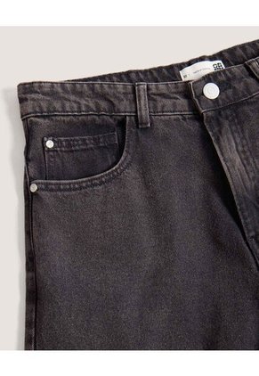 Jean Loose  Para Hombre Negro Ostu