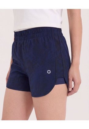 Short Estampado  Para Mujer Azul Ostu