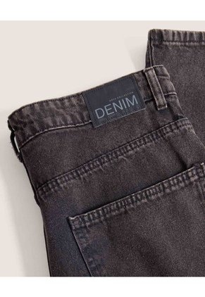 Jean Loose  Para Hombre Negro Ostu