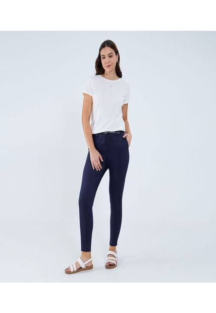 Pantalón Para Mujer Chino Color Azul Marca Ostu #40070484